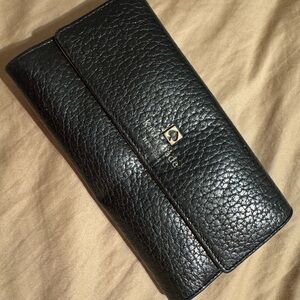 Kate Spade Black Leather Wallet